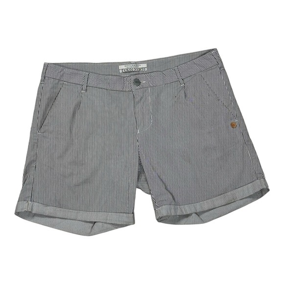 Scotch Pants - Scotch & Soda‎ Maison Scotch Size 29 Grey/White Striped Bermuda Shorts
